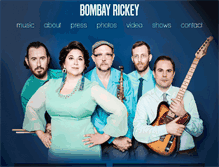 Tablet Screenshot of bombayrickey.com